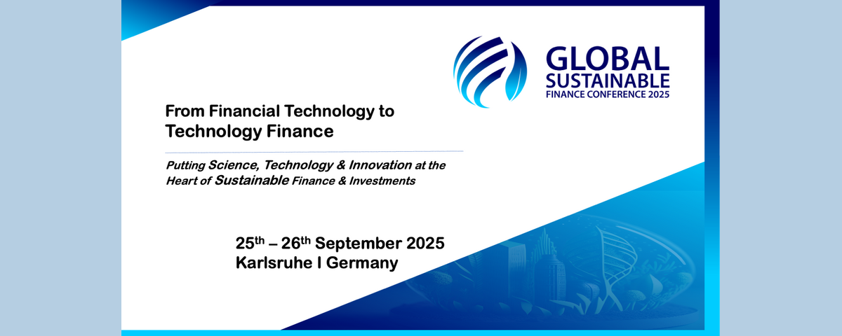 Global Sustainable Finance Conference 25th - 26th September 2025, Germany
