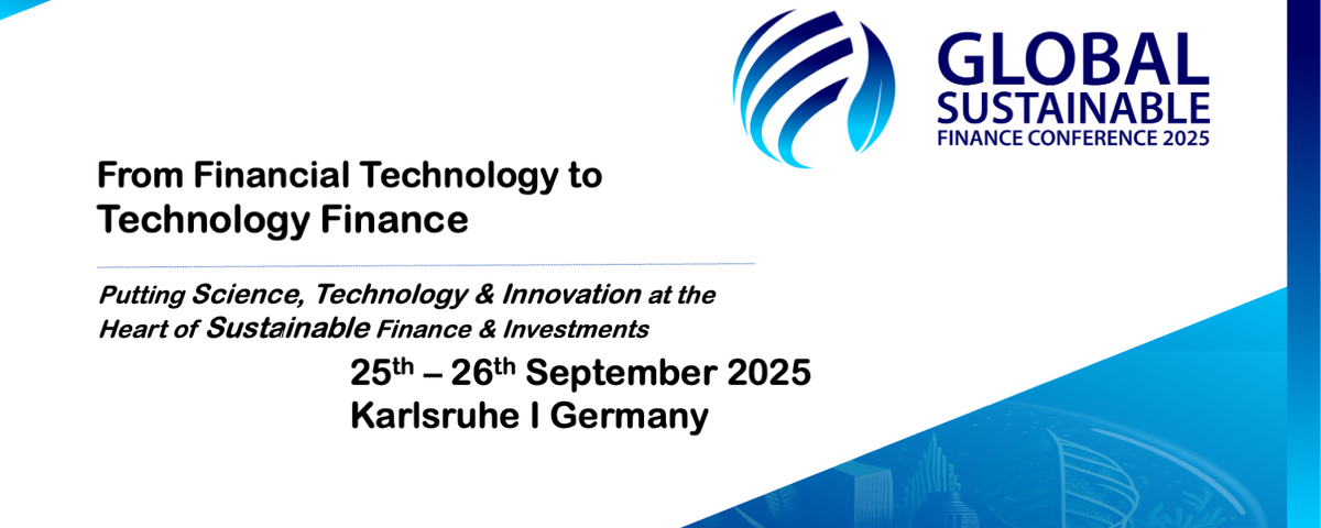 Global Sustainable Finance Conference 25th - 26th September 2025, Germany