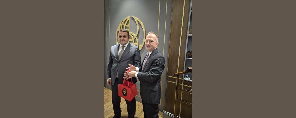 ADFIMI Secretary General Mr. Ilhami Ozturk visited TuranBank CEO Mr.Orxan Qarayev....